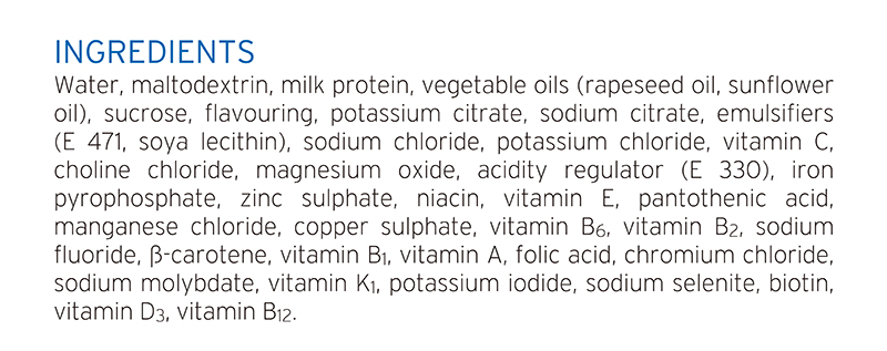 Fresubin Energy Drink Ingredient Eng