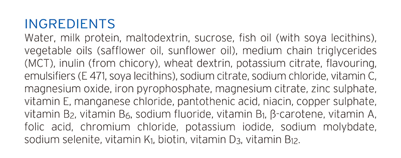 Supportan pineapple - ingredient Eng